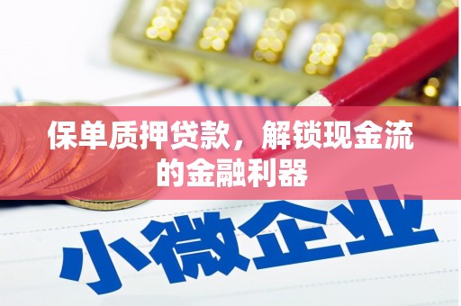 襄汾保单质押贷款，解锁现金流的金融利器