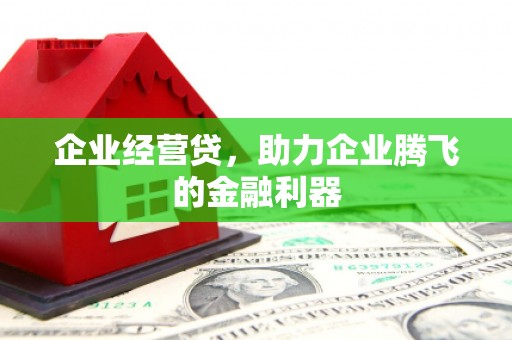 襄汾企业经营贷，助力企业腾飞的金融利器