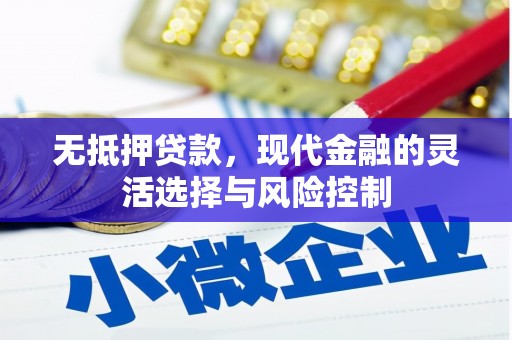 襄汾无抵押贷款，现代金融的灵活选择与风险控制