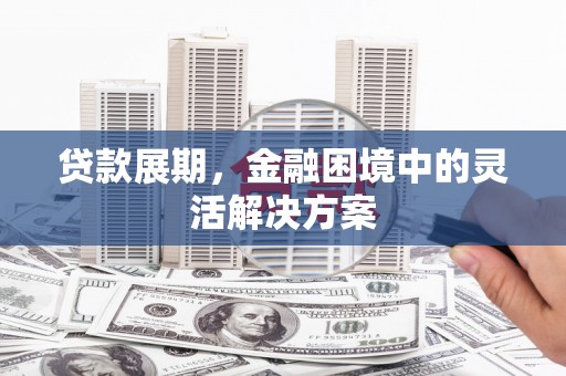 襄汾贷款展期，金融困境中的灵活解决方案