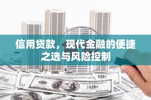 襄汾信用贷款，现代金融的便捷之选与风险控制