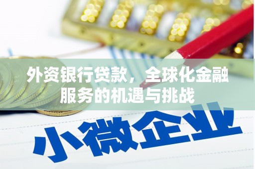 襄汾外资银行贷款，全球化金融服务的机遇与挑战
