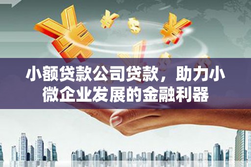 襄汾小额贷款公司贷款，助力小微企业发展的金融利器