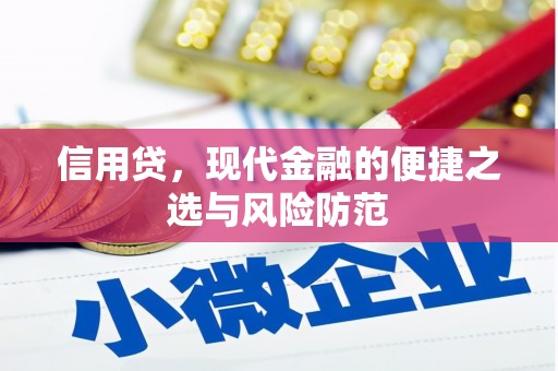 襄汾信用贷，现代金融的便捷之选与风险防范